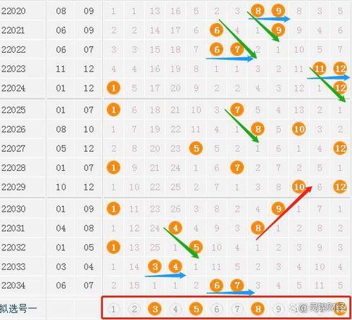 多彩网幸运走势图,揭秘中奖密码，探寻幸运轨迹